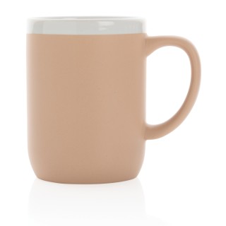 Taza con borde blanco personalizada